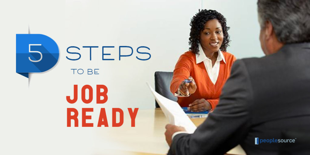 5 Steps to Be Job Ready